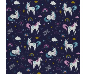 Jersey - Einhorn Theo blau